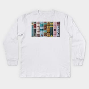 Wes Anderson Book Collection Kids Long Sleeve T-Shirt